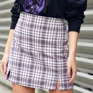 Brandy Melville Plaid Cara Skirt - Multi | Size: 23” ~ 25” Waist